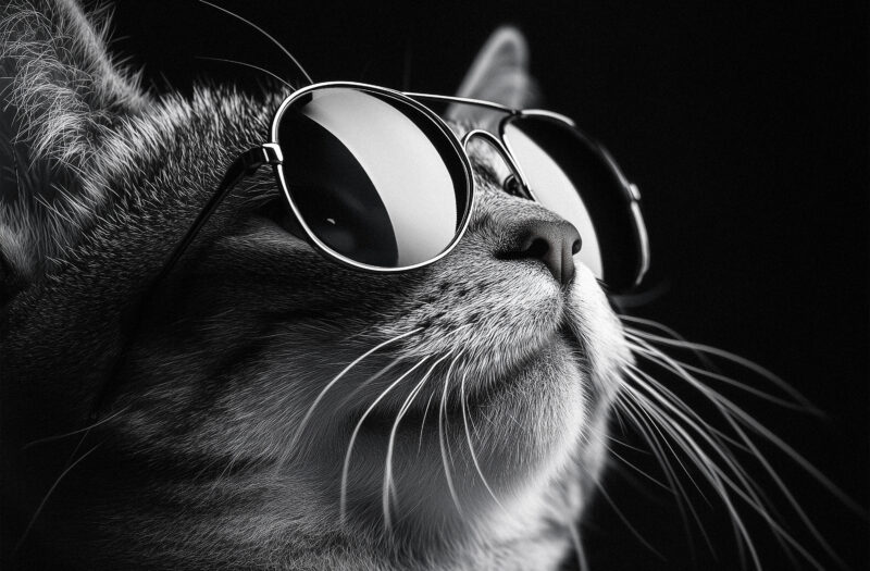 Cool cat portrait